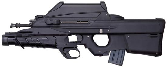 FN F2000 с 40-мм подствольным гранатометом FN EGLM