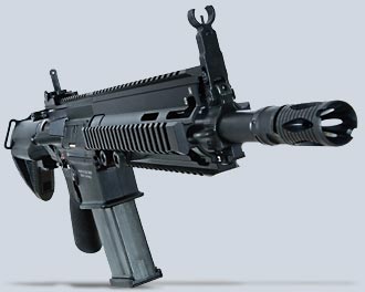 HK417 серийный вариантсо стволом длиной 305