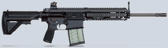 HK417 серийный вариант со стволом длиной 508 мм
