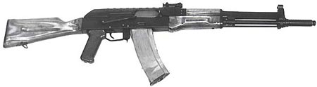 Автомат АЛ-4 разработан в конце 1960-х годов, за несколько лет до АК-74. Ствол и затвор этого образца был заимствован при разработке АК-74.