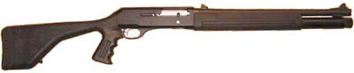 Beretta 1201FP (полицейский вариант) с пластиковой ложей и пистолетной рукояткой