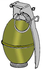 Американская ручная осколочная граната M61 (M61 Fragmentation Hand Grenade )