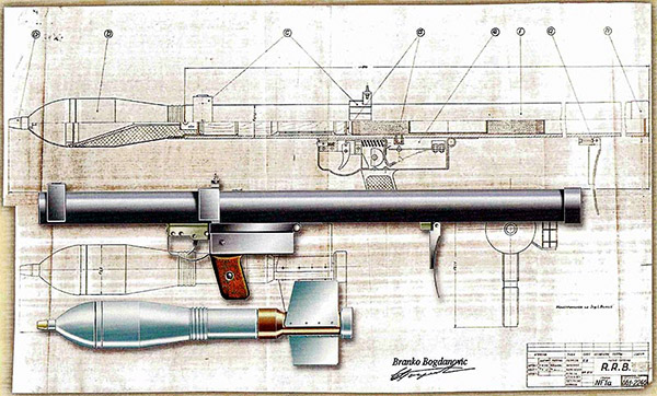 Ручной противотанковый гранатомет системы Буклиша