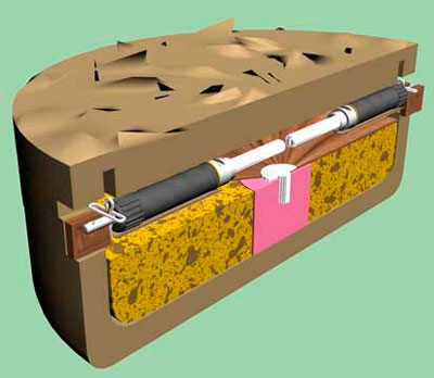Противопехотная баночная картонная мина (Schuetzen-Dozenmine Pappe (Schue.Do.Mi.(Pap)))
