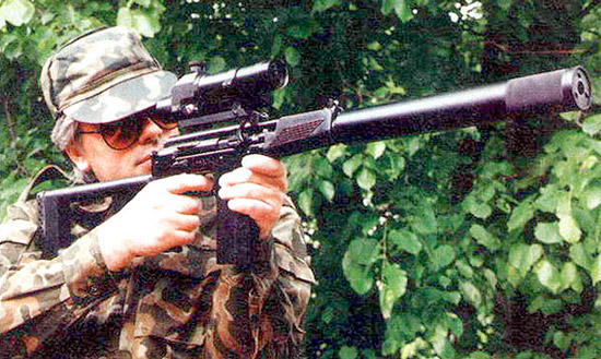 Легкая бесшумная снайперская винтовка ВСК-94 с прицелом ПКС-07