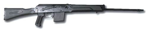 «Сайга-410С» со складывающимся прикладом. Приклад и пистолетная рукоятка позаимствованы у боевого автомата АК74М.