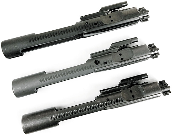 Как нижние ресиверы, так и затворные рамы AR- 15 могут быть модифицированы производителем для исключения самостоятельной установки шептала автоматического огня