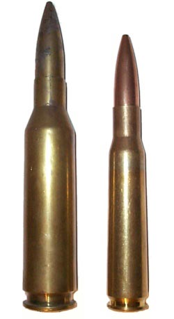 14.5x114 (слева) .50 BMG (справа)