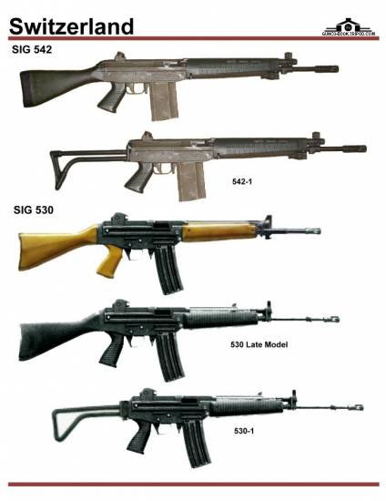 Швейцария: SIG 542, SIG 530