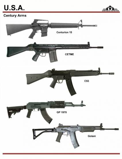 США: Century Arms CAI Centurion 15, CETME, C93,...