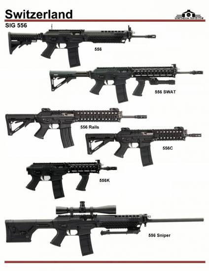 Швейцария: SIG 556 Series