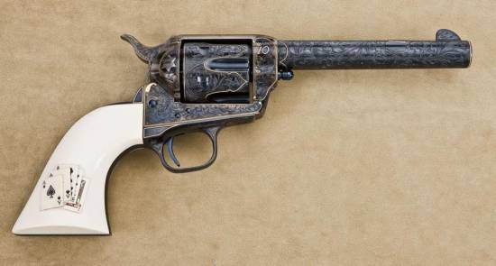 Colt SAA Sheriff’s Model revolver, .45 cal