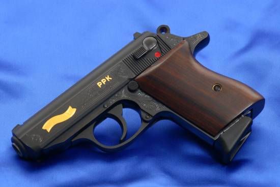 Walther PPK in blued finish chambered in .380 Auto