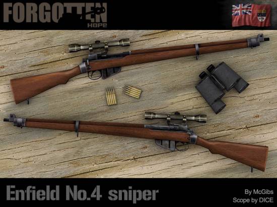 Enfield No.4 sniper