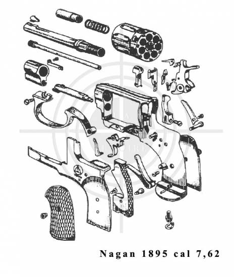 Nagan 1895 cal 7,62