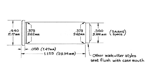 .38 Special (Wadcutter)