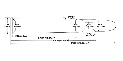 .475 No 2 Nitro Express (3½ inch)