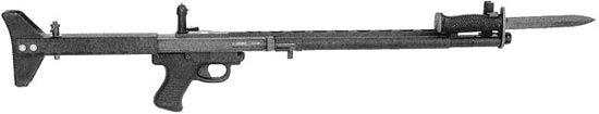 TRW LMR - Low Maintenance Rifle с примкнутым штыком