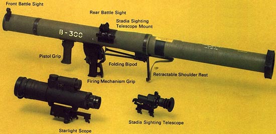 Израильский противотанковый гранатомет B-300