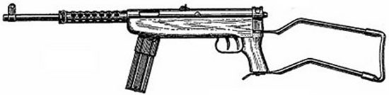 Cristobal M1962 с металлическим складывающимся прикладом
