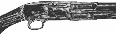 Winchester M1912 затвор закрыт
