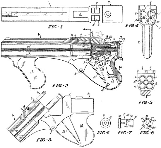 Чертежи Liberator Mark II из патента, выданного Роберту Хиллбергу
