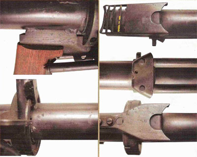 Детали экспериментального гранатомета второго варианта образца 1952 года