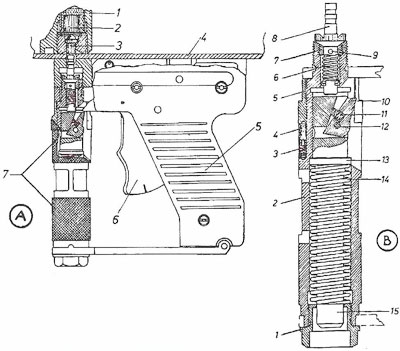 Ударно-спусковой механизм системы Цветича, образца 1957 года
