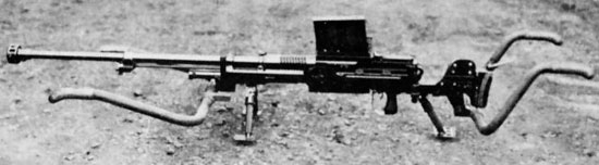 Type 97 (хорошо видны съемные рукоятки для переноски оружия)