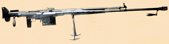 Рис. 8, БаС-2 – опытное 14,5-мм ПТР Бачина-Светличного. Завод №74, г. Ижевск, 1940 г.