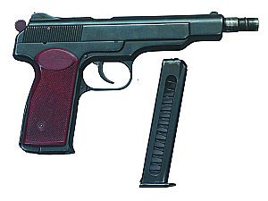 9-мм автоматический бесшумный пистолет АПБ (без ПБС)