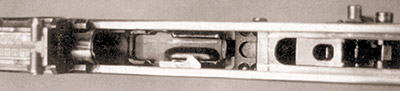 Ствольная коробка 7,62-мм автомата Калашникова, переделанная под запирающее устройство Барышева