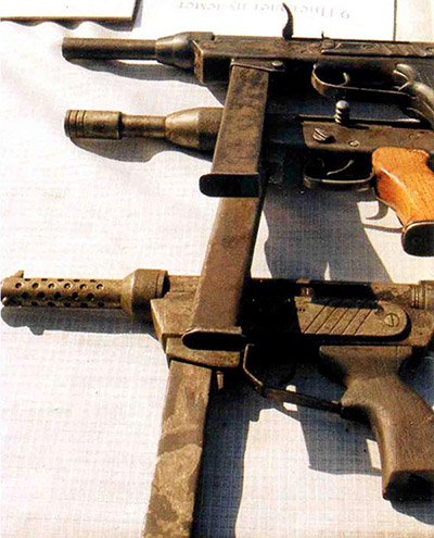 Некоторые образцы необычного трофейного оружия, изъятого на Северном Кавказе