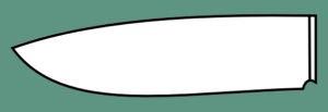 Форма «Дроп пойнт». Клинок формы «Дроп пойнт» (клинок с каплевидным острием) свойствен, собственно, охотничьим ножам и первоначально был задуман как инструмент, а не оружие. Как правило, у таких ножей отсутствует лезвие на обухе клинка. Ножи с такими клинками являются многофункциональными помощниками в полевых условиях.