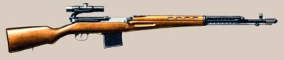 7,62-мм самозарядная снайперская винтовка Токарева обр. 1940 г.