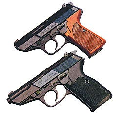 Пистолеты Walther на переднем плане - Р.5 на заднем плане - Р.5 Compact