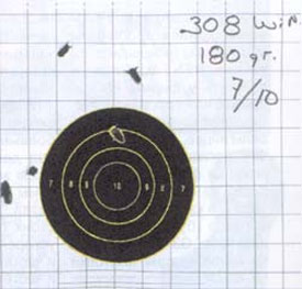 308 Winchester «провалились»: 7 из 10 оказывались в «молоке» и практически никогда не попадали в центр.