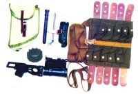 Подствольный гранатомет ГП-25, подготовленный для укладки в сумку