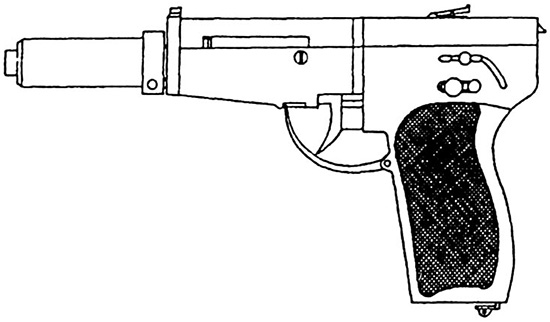 Рис.1. Внешний вид пистолета-пулемета с новой автоматикой