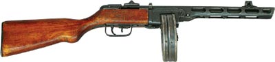 Пистолет-пулемет Шпагина ППШ обр. 1941 г. с деревянной ложей с полупистолетной рукояткой