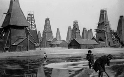 Нефтяные промыслы компании «Бранобель», г. Баку, 1900 год