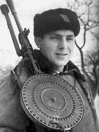 Партизанский пулеметчик. 1944 год