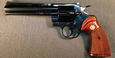 Colt Python 1955 года. Револьвер с УСМ двойного действия калибра .357 Magnum