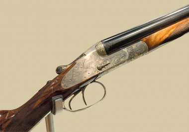 Современное ружье Sauer Meisterwerk Flinte высокого класса, декорированное гравировкой в стиле «булино»