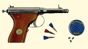 Пневматический пистолет JGA Germania #100 калибр 4,5 мм (1930 год)