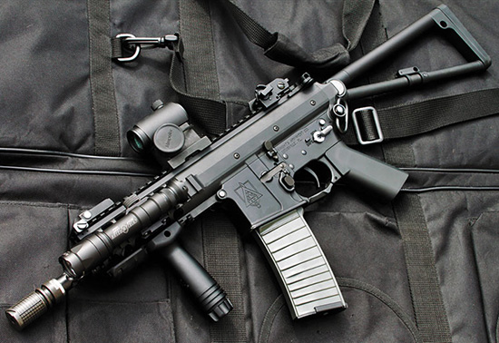 Персональное оружие защиты (PDW) от Knight’s Armament Company; калибр — 6×35 TSWG