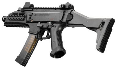 9-мм пистолет-пулемет CZ Scorpion EVO 3 A1 (вид слева)