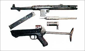 9-мм немецкий пистолет-пулемет MP.40