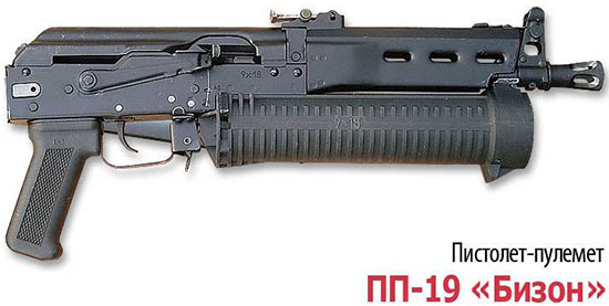 Пистолет-пулемет ПП-19 «Бизон»