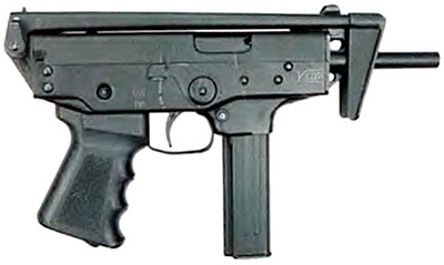 Пистолет-пулемет ПП-91 «Кедр» со сложенным прикладом. Вид справа